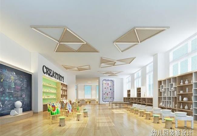合肥幼兒園裝修設計圖書館可以參考的設計內(nèi)容